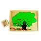 DANNI Montessori Children Math Teaching Aids Montessori Baby Wood Apple Tree Box Toy Number Matching Wood Math Count Education Toys