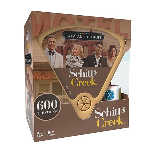 Trivial Pursuit Schitt's Creek Edition | Trivia Game Questions from Schitt's Creek | 600 Questions & Die in Travel Container | Officially Licensed