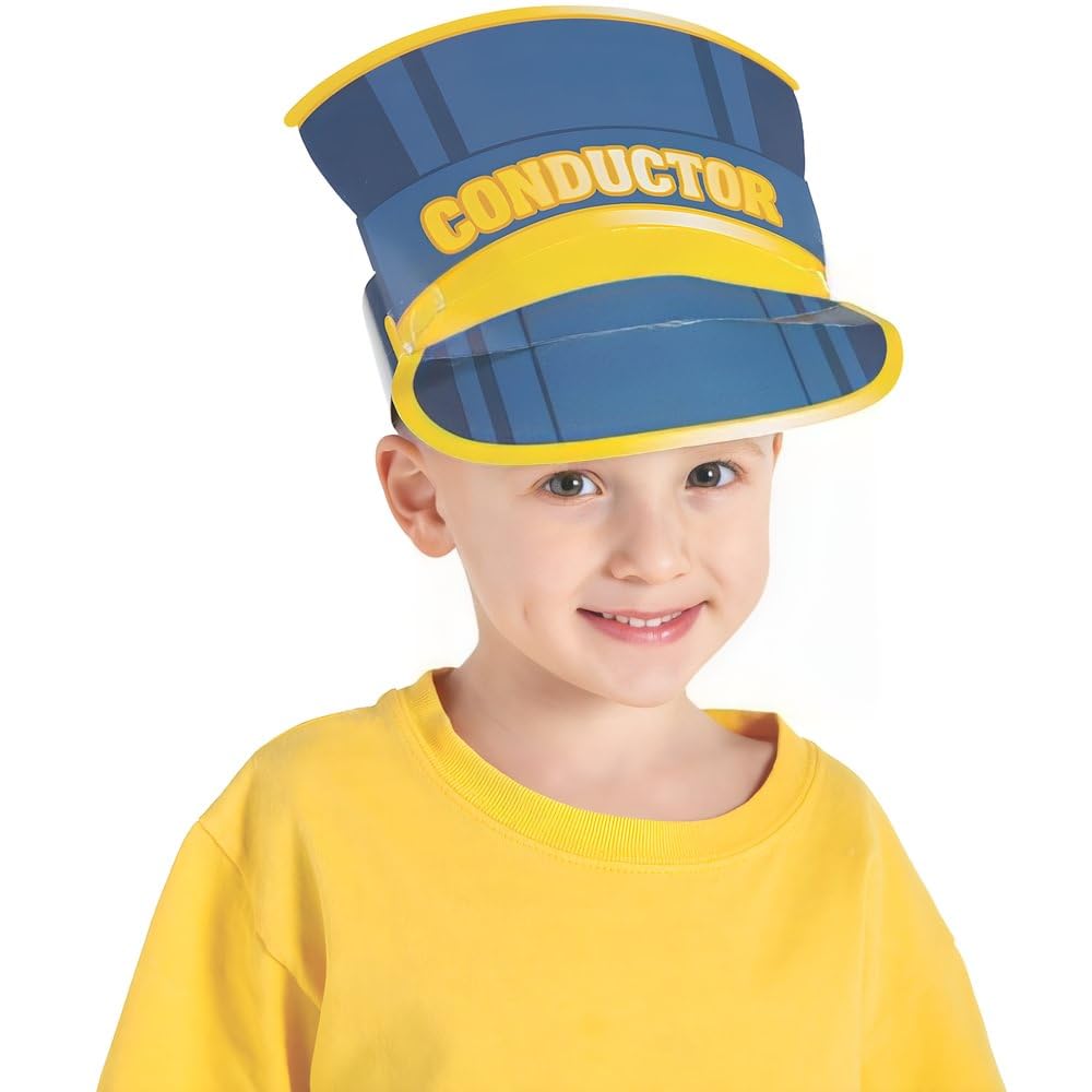 Fun Express TRAIN PARTY HAT - Apparel Accessories - 8 Pieces