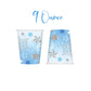 First Birthday Baby Boy Party pack for 30 Guesy Tableware Kit Plates Cups Napkins Table Cover Balloons Banner Ideal for 1st Birthday theme baby