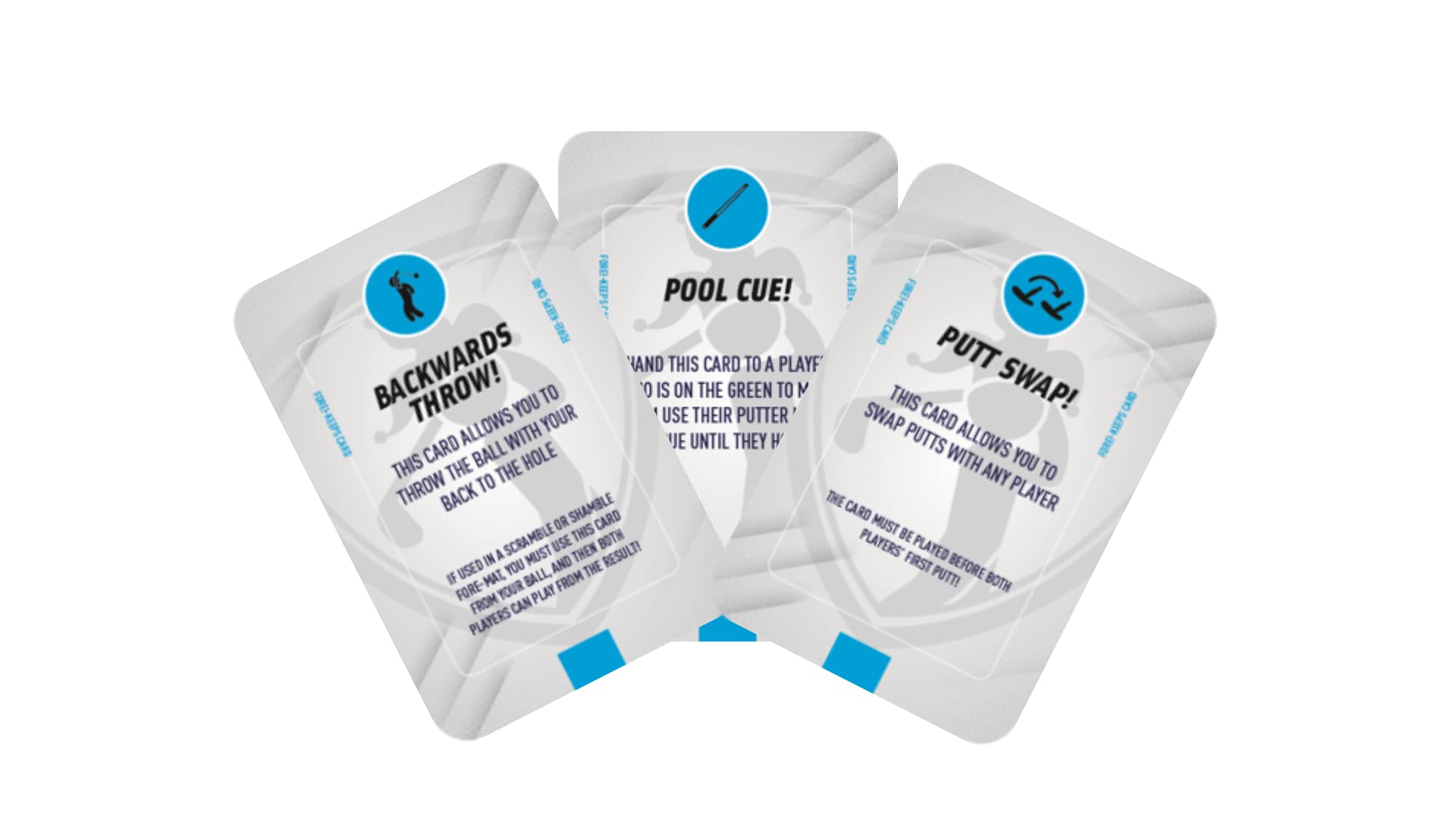 Fore! Cards On-Course Golf Game - 30 New Playing Cards to Add Fun to Your Next Golf Round - Great Gift for Golfers - Not Suitable for Golf Expansion