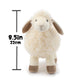 MR ViviCare 8.5" White/Cream Sheep Stuffed Animals for Boys and Girls,Soft and Adorable Lamb Plush Toys for Newborn Babies,Great Gifts on