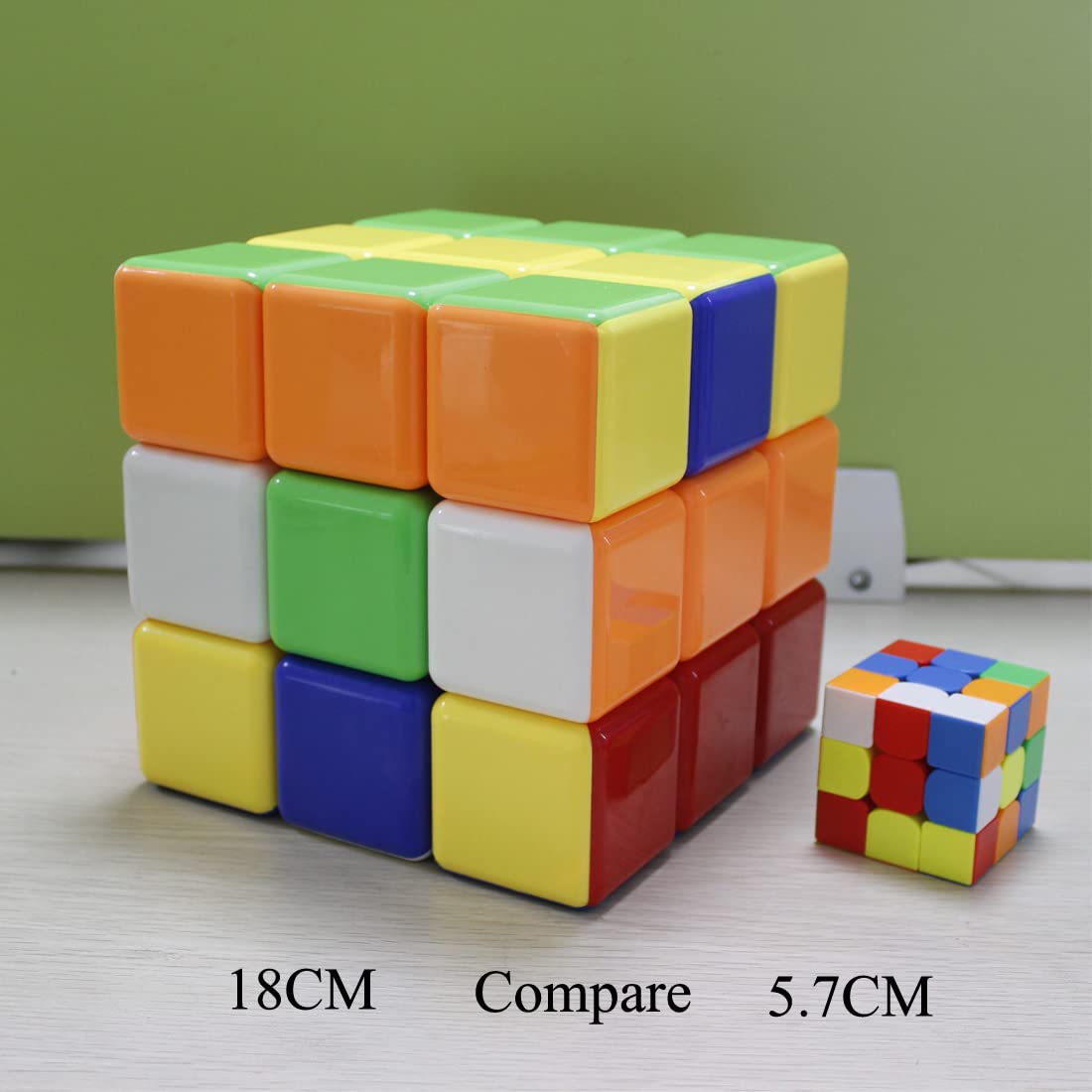 GoodPlay Heshu Super Big Size 18CM 3x3x3 Colorful Stickerless Speed Puzzle Magic Cube