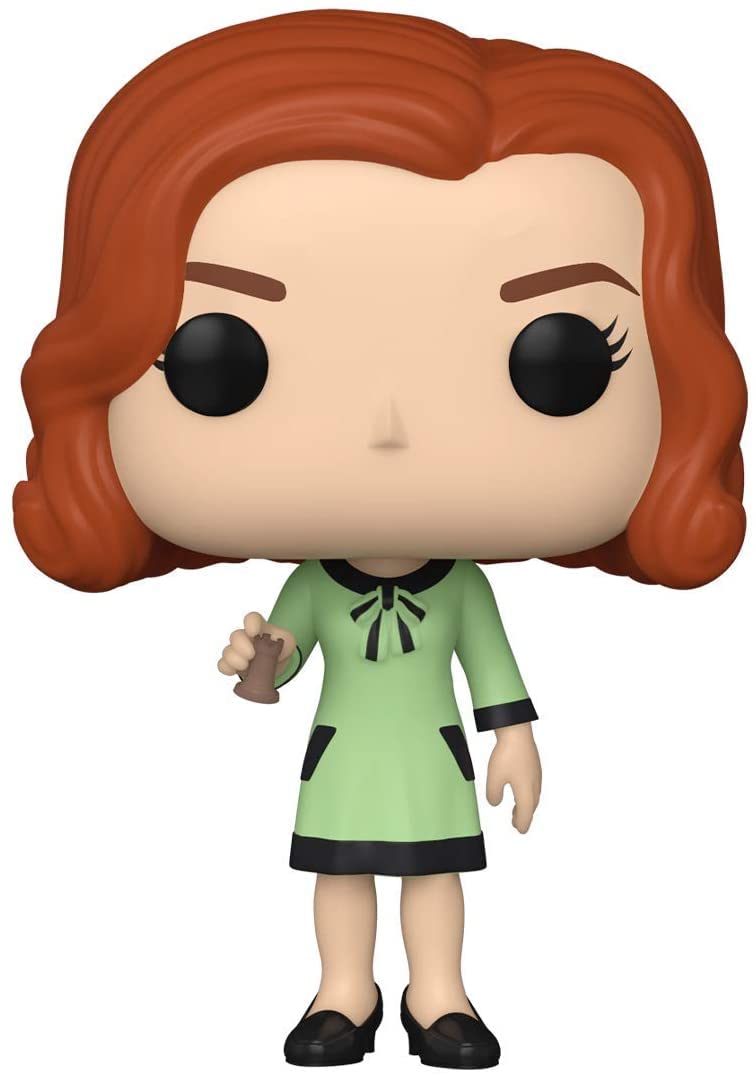 Beth Harmon with Chess Piece Vinyl Figure #1123 Queens Gambit (Includes Compatible Pop Box Protector)