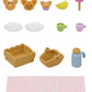 Calico Critters Sunny Picnic Set - Fennec Fox Sister & Baby, Doll Playset with Figures and Accessories