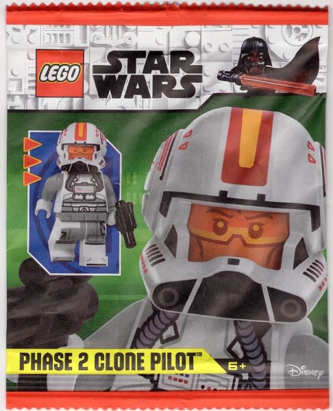 LEGO Star Wars: Phase 2 Clone Pilot Minifigure with Pistol - Ages 6+