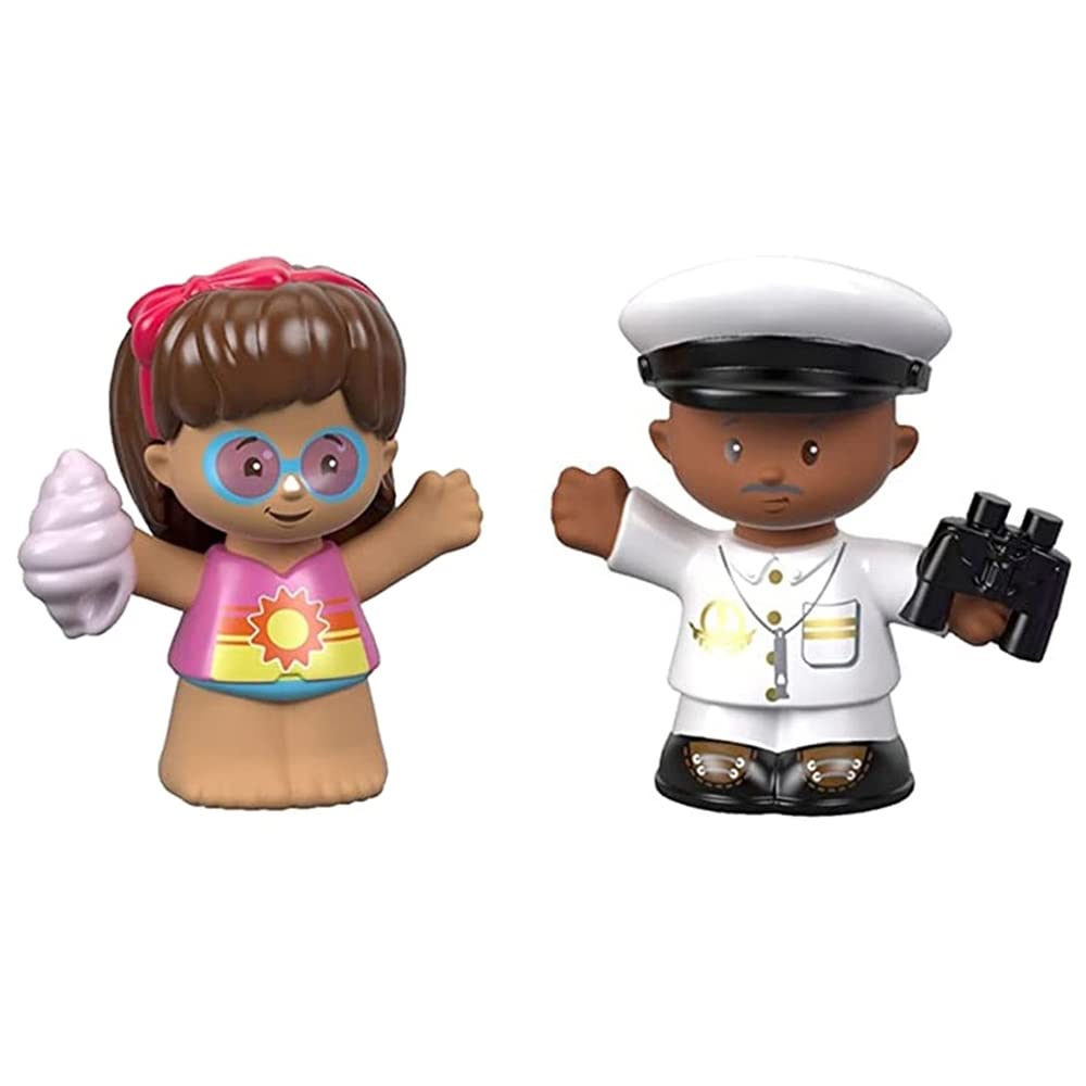 Replacement Parts for Fisher-Price Little People Travel Together Friend Ship - FHD92 ~ Replacement Captain Beau and Mia Figures