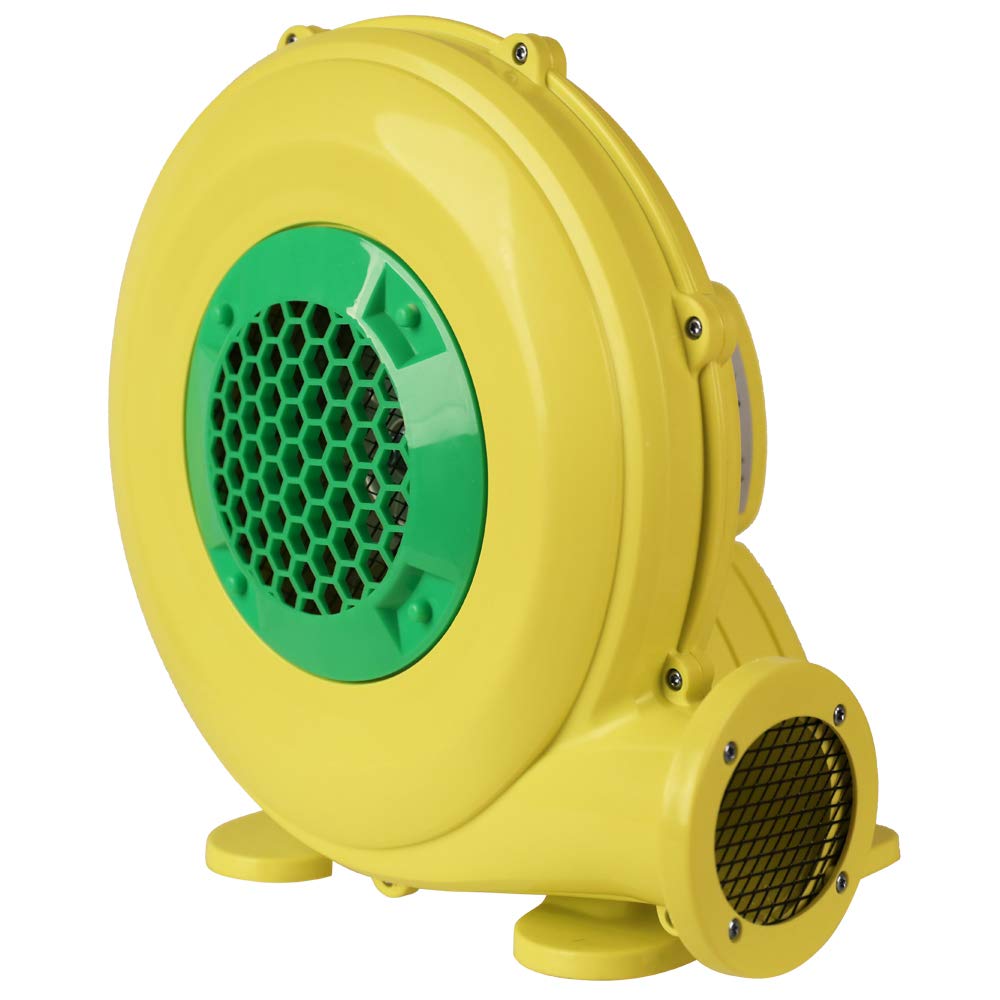 Volowoo Air Blower, 750W, Yellow, Plastic, Inflatable Bouncer Blower Pump Fan, Perfect for Inflatable Bounce House, Jumper, Bouncy Castle