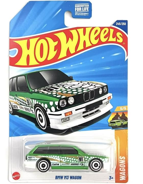 Hot Wheels BMW Random 5 Pack! Assorted Variety Mystery Bundle (No Duplicates!) [Styles May Vary] 1:64 Scale Diecast Toy Vehicles
