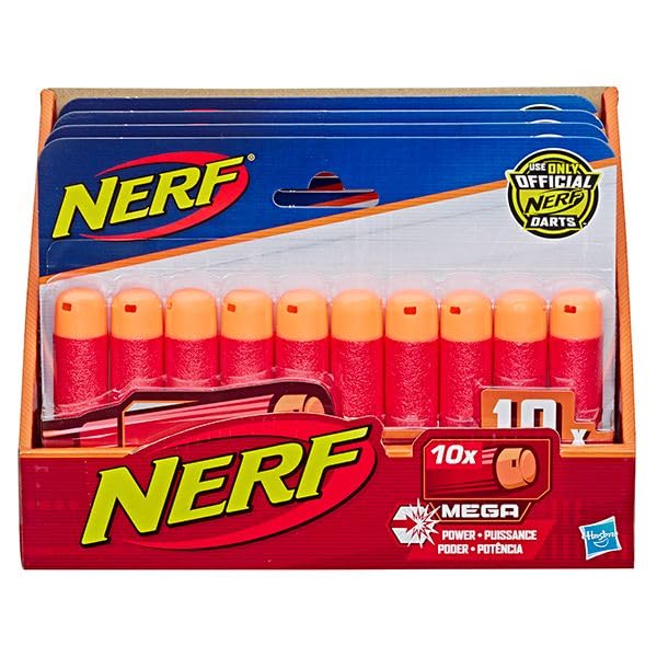 Nerf Hasbro N-Strike Mega Series Dart, 10-Pack