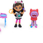 Gabby's Dollhouse 6062027-1 Gabby‘s Dollhouse, Kitty Karaoke Set mit 2 Spielzeugfiguren, 2 Zubehörteilen, Überraschungsbox und Möbelstück