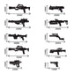 TopBrixx Custom Minifigures Weapon Set, 56 Pcs Custom Weapon Set for Starwars Soldier Minifigures, Figure Weapon Compatible with Lego
