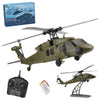 ConsoleXpress RC Helicopter for Adults, K170 UH-60L 170 Size 2.4G 4CH 6-Axis Gyro Flybarless RC Helicopter with Altitude Hovering, Adjustable Left