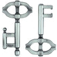 GIGAMIC Key II Original Hanayama Metal Cast Puzzle, 3" x 2.75" x 1.5", 1 Puzzle, Ages 6+