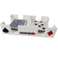 Busting with Pips 2 Deck Swivel Playing Card Tray for 1-2 Decks (White)