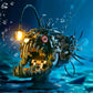 YAOZEBIN Mechanical Angler Fish Building Block Set - STEM Toys for Boys & Girls 8-14+, Deep Sea Ocean Creature Kit, Home/Office Decor with Light