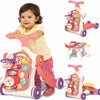 Baby Walker 5 in 1 for Baby Boy, Baby Girl, Push Walkers, Assemble as Scooter/Motorbike/Activity Center/Detachable Panel, Walking Toys for Infants