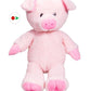 Stuffems Toy Shop Record Your Own Plush 16 inch Pink Pig - Ready 2 Love in a Few Easy Steps