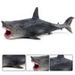 EOIVSH Large Shark Toys Megalodon, Plastic Assorted Ocean Animal Shark Figurine Realistic Sea Creature Toy Figure for Collection Gift, Bath Toy, Cake