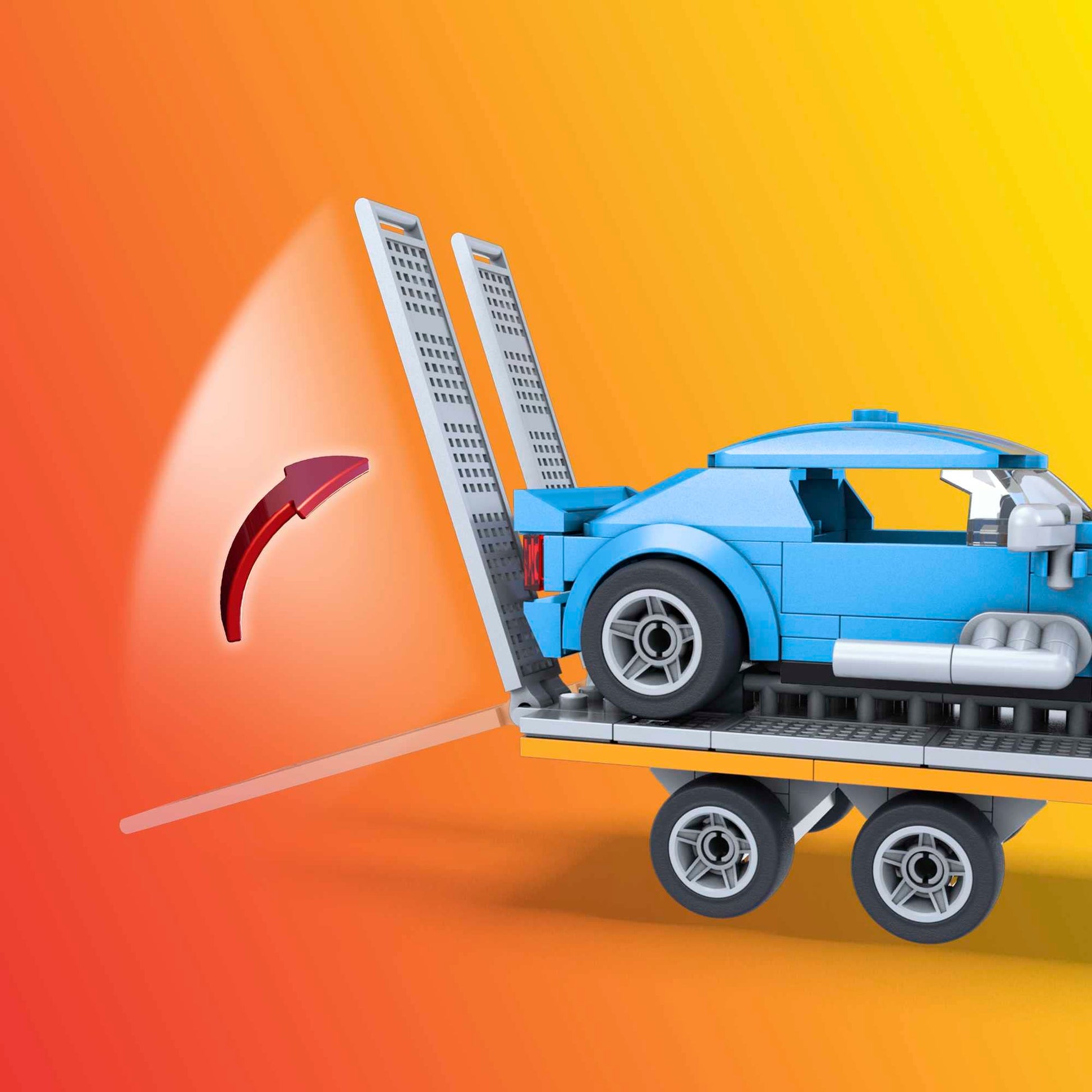 MEGA Hot Wheels Muscle Bound Building Set With 355 Pieces, Authentic Details, Features and Easter Eggs, Colector Gift Set For Adult Builders