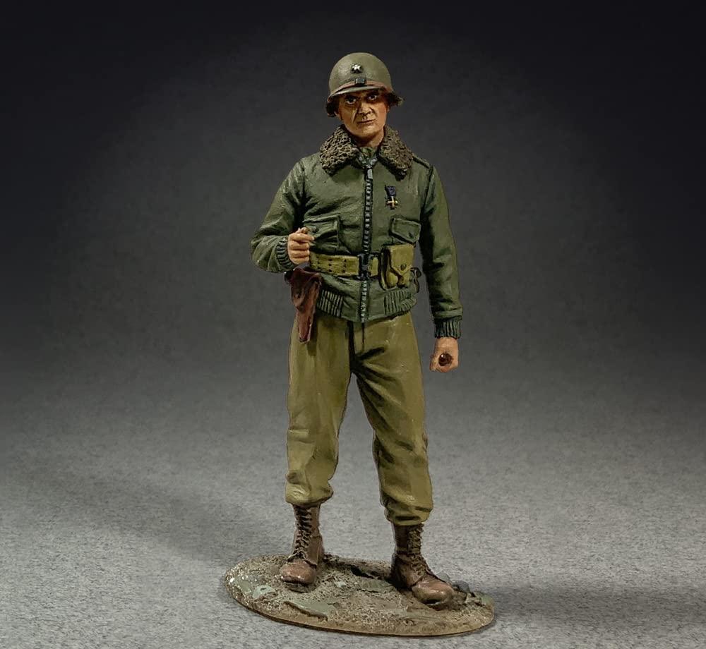 W. Britain Museum Collection 10117 U.S. Army 101st Airborne General McAuliffe 1944-1945 1:30 Scale Metal