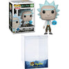 Rick with Crystal Skull: Funk o Pop! Animation Vinyl Figure Bundle with 1 Compatible 'ToysDiva' Graphic Protector (692 - 45438 - B)