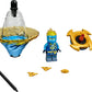 LEGO NINJAGO Jay’s Spinjitzu Ninja Training 70690 Spinning Toy Building Kit with NINJAGO Jay; Gifts for Kids Aged 6+ (25 Pieces)