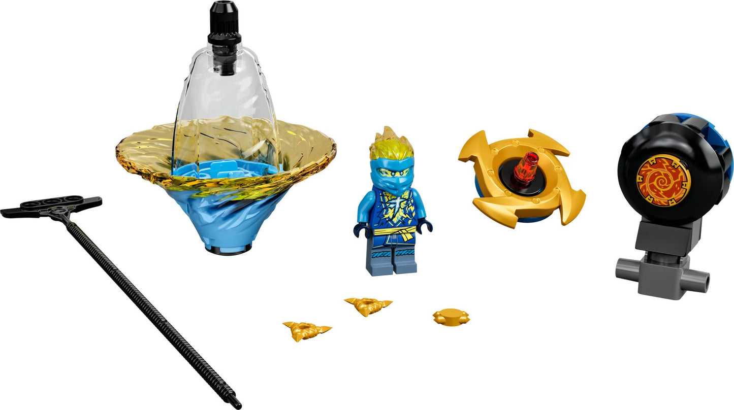 LEGO NINJAGO Jay’s Spinjitzu Ninja Training 70690 Spinning Toy Building Kit with NINJAGO Jay; Gifts for Kids Aged 6+ (25 Pieces)