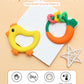 Neoberry Baby Teether with Easy-Hold Handle, Silicone, BPA-Free, Soothe Sore Gums, Textured for Sensory Development, Teethable Surfaces - Baby