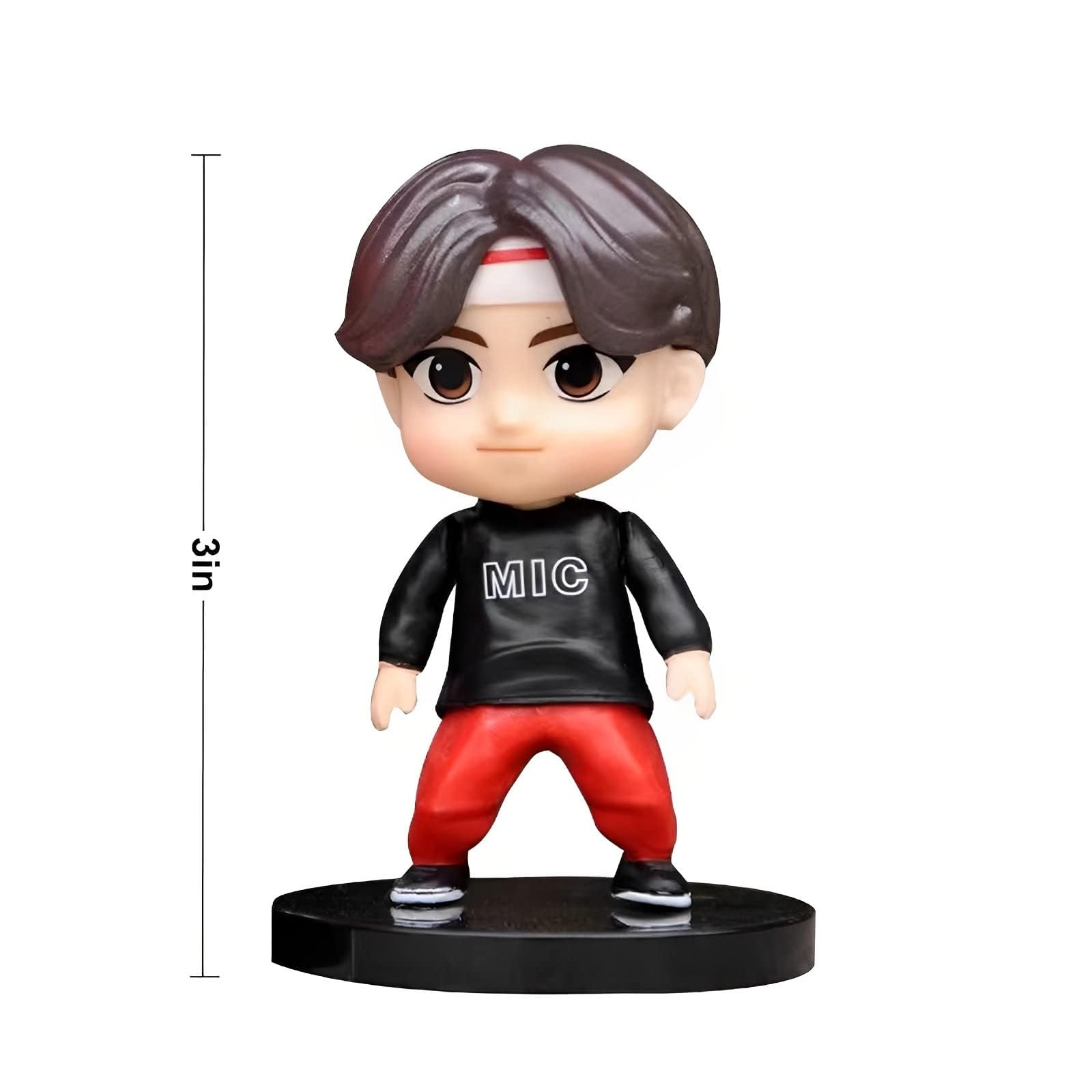 Surprise September 7pcs Cake Toppers Character Set Action Figures Toys, Mini Figurines Dolls Birthday Party Supplies Car Desktop Birthday Decorations