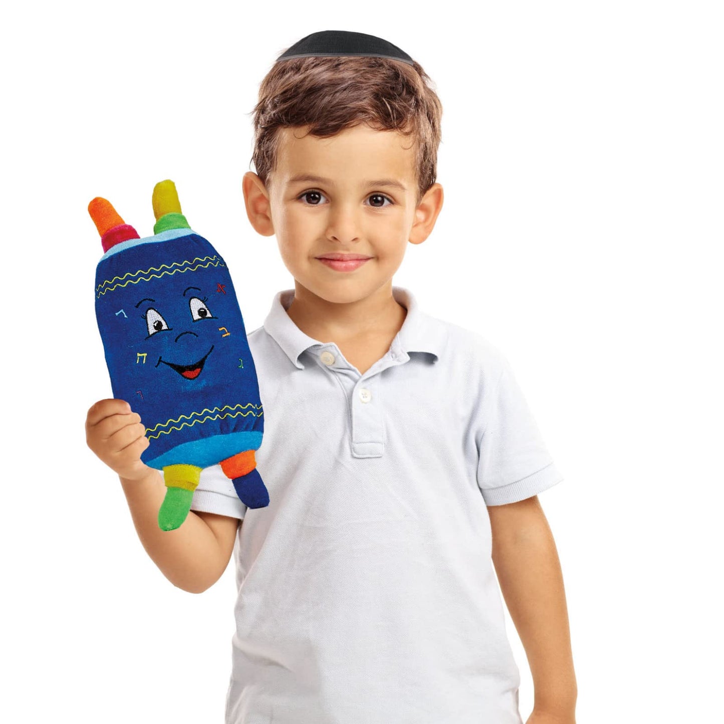 Rite Lite My Soft Torah Plush Toy Smiley Face Shabbat Gifts Judaica Shabbos Hebrew Simchat Jewish Gifts Fun & Educational Party Favors for Play