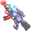 ArtCreativity 12.5 Inch Light Up Space Gun Toy, Alien Blaster with LEDs