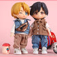 XiDonDon Dolls Costume Overalls Trousers Suitable for Ob11,Molly,GSC, 1/12bjd Dolls Clothes Doll Accessories (Blue)