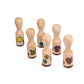 Melissa & Doug Wooden Handle Stamps - Deluxe | Arts & Crafts | Stamp Set | 3+ | Gift for Boy or Girl