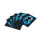 MTG Sleeves by Arcanum Industries, 103 Matte Card Sleeves for Magic The Gathering & TCG - Premium Shuffle Feel & Borderless Art with Black Interior