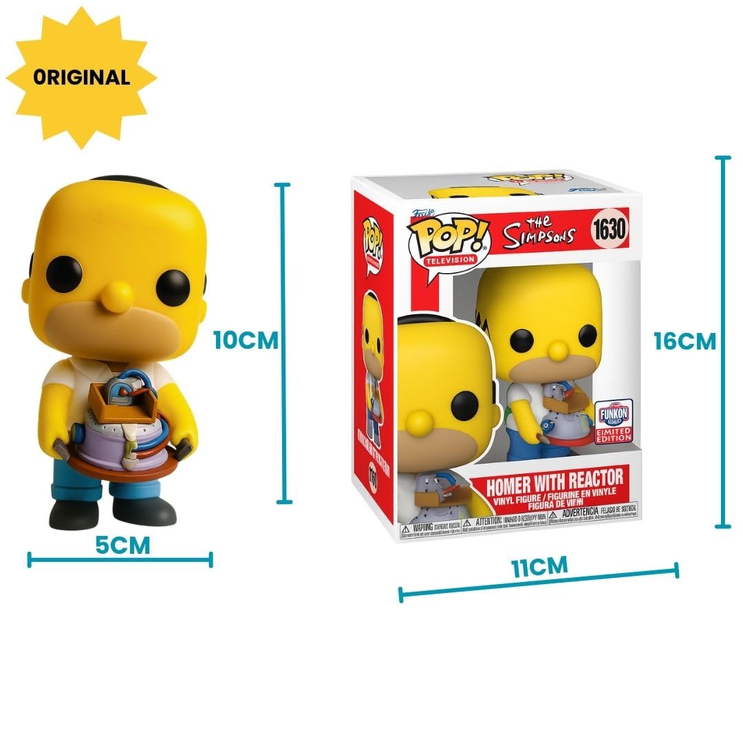 Pop! The Simpsons 1630 Homer with Reactor Funkon 2024