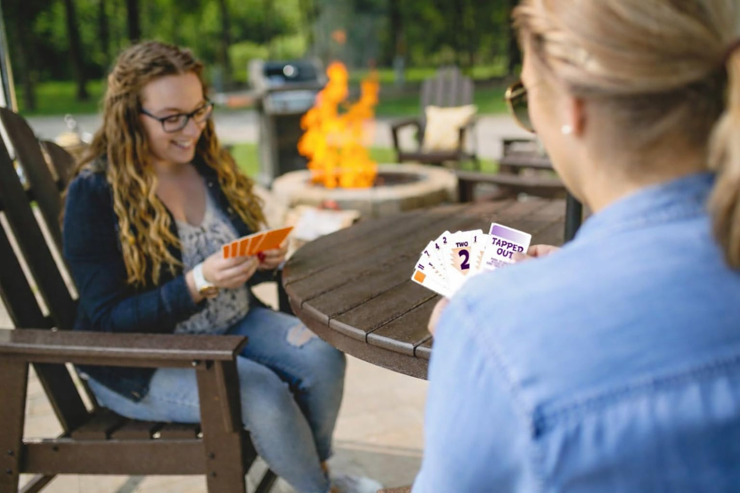 Tapped Four Travel Edition Card Game for 2-6 Players