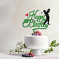 Crseniny Golf Happy Birthday Cake Topper?Golf Ball Player Cake Decorations?Glitter Happy Birthday Cake Topper - Sports Themed Party Decoration