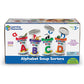 Learning Resources Alphabet Soup Sorters - 208 Pieces, Ages 3+, Early Phonics Manipulatives, ABCs, Alphabet Awareness & Recognition, Alphabet Soup