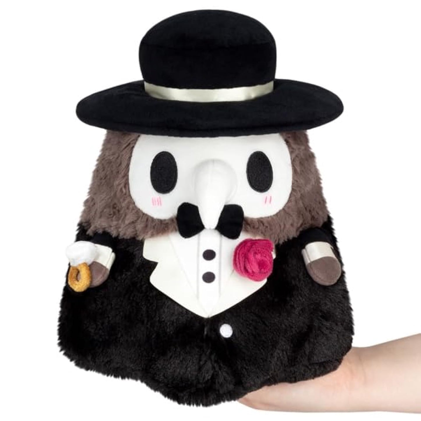 Squishable - Mini Wedding Plague Doctor - The Mysterious Doctor Plague Collection - 10 in - Soft Toy Collectible Stuffed Animal - Hand Magnets