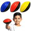 Mini Football 3-Pack - 5” Spiral Foam Football Small Footballs for Kids - Mini Footballs 3-Pack - Soft, Easy Grip Toddler (Red, Yellow, Blue)