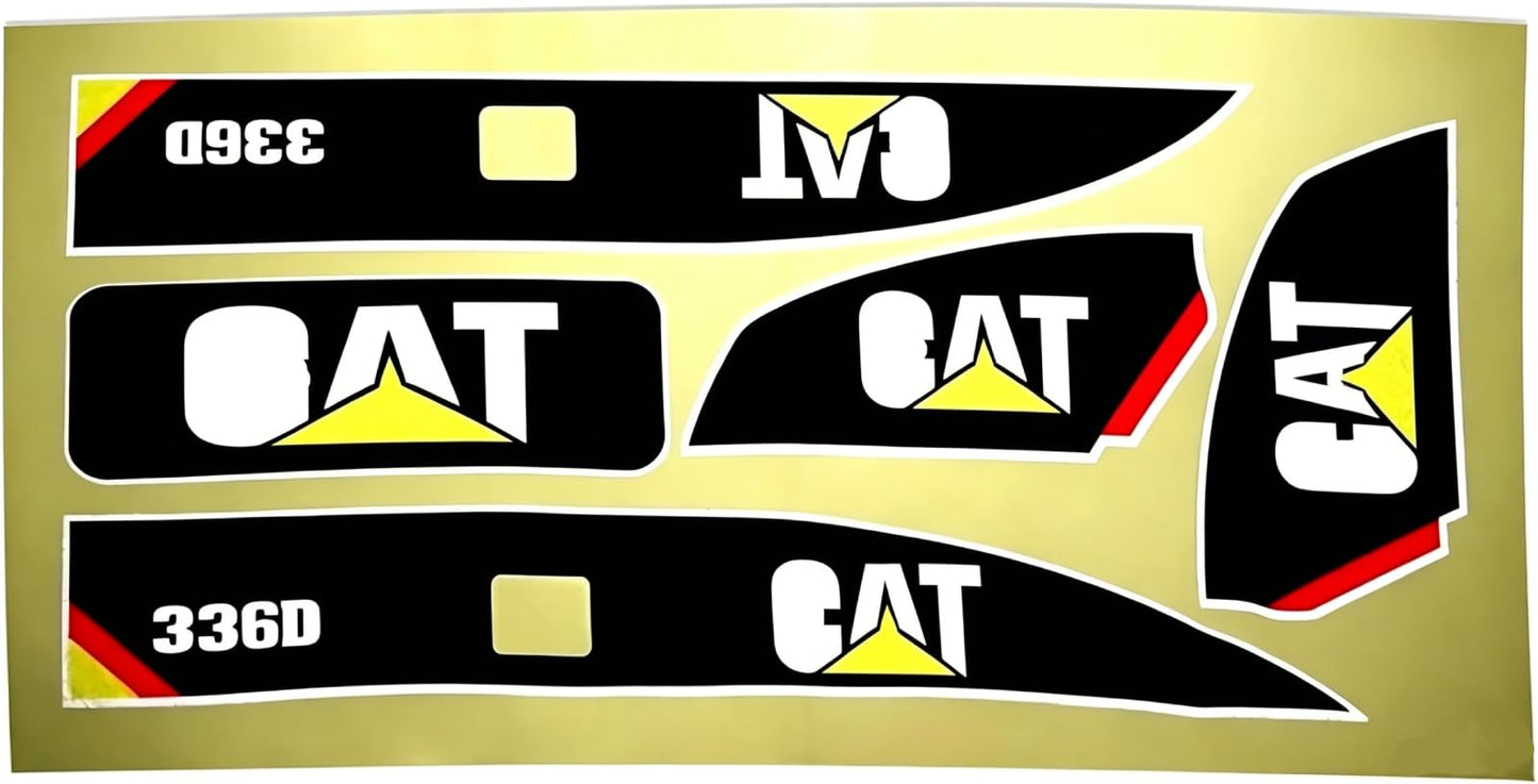 Linzhen Sticker Set Channel RC Excavator Amewi 1:14 Decals for Huina 580 1580 TR-211m 23
