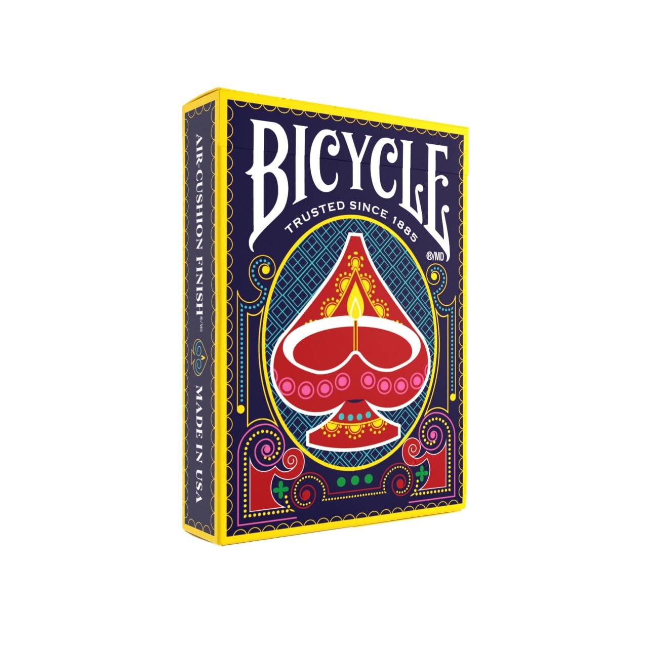 Bicycle Diwali, Collectible Standard 52 Deck of Cards, Poker Size, Gifts, Family & Kids Card Game Night