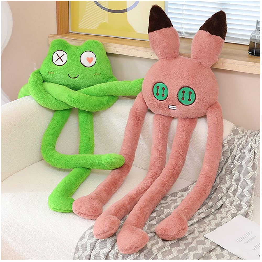 JPORSHU Long Cat Plush Kawaii Body Pillow?39" Cute Black Cat Stuffed Animals Soft Plushies?Octopus Tentacle Long Cat Throw Pillow?Gift for Girlfriend