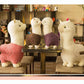 Llama Stuffed Animal Cute Alpaca Plush Toy 17.7 inch for Girls Boys(Alpaca 45cm lvse)