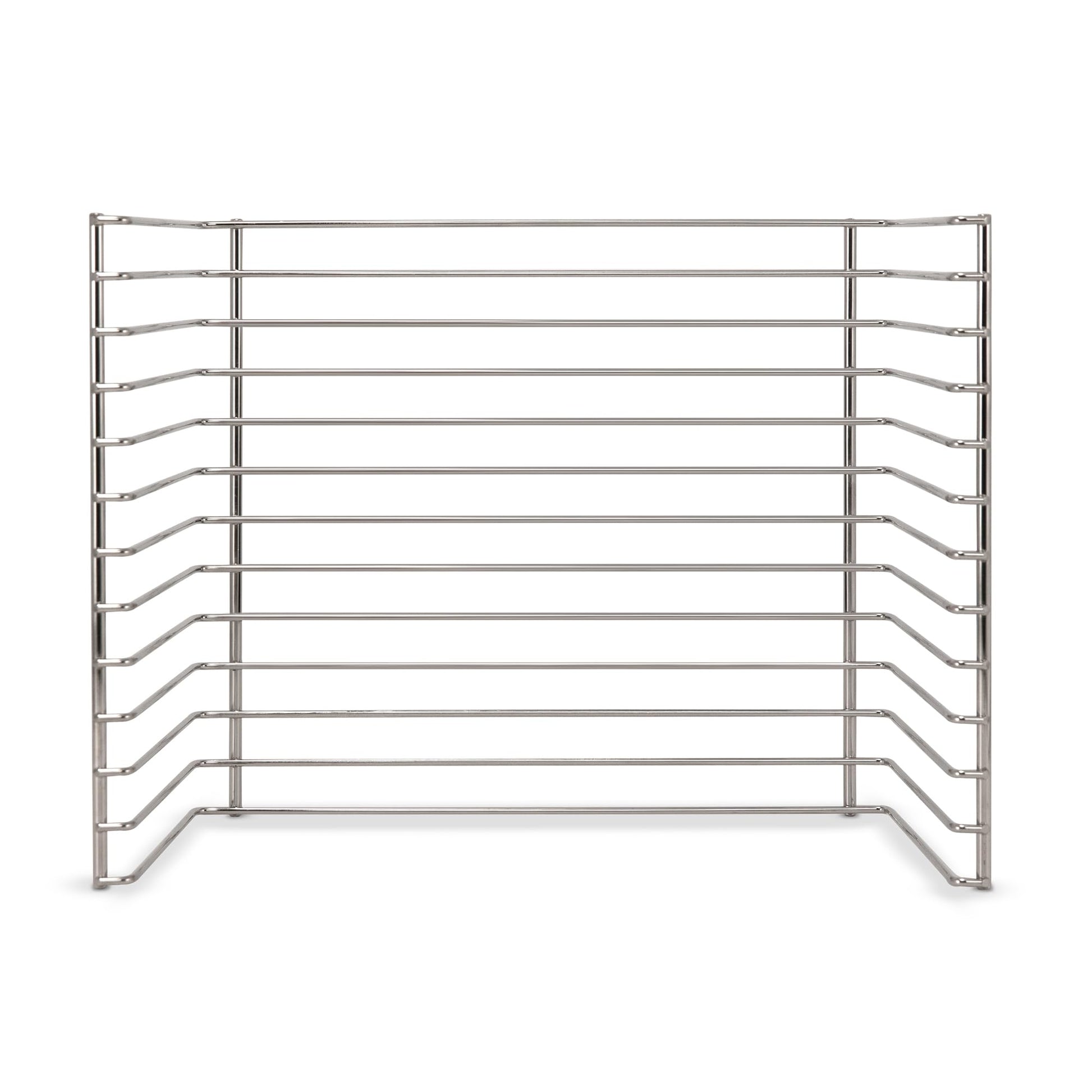 Melissa & Doug Puzzle Storage Rack - Wire Rack Holds 12 Puzzles