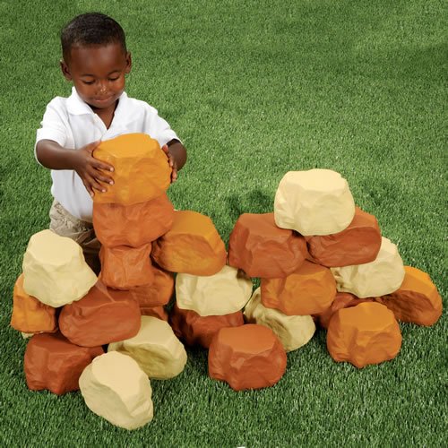Kaplan Early Learning Company Foam Rock Wall Builders - Set of 25