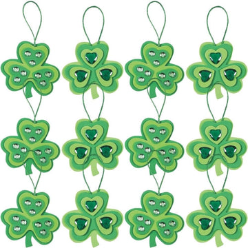 Rhinestone Shamrock Ornament Craft Kit - Crafts for Kids and Fun Home Activities VBS 2026