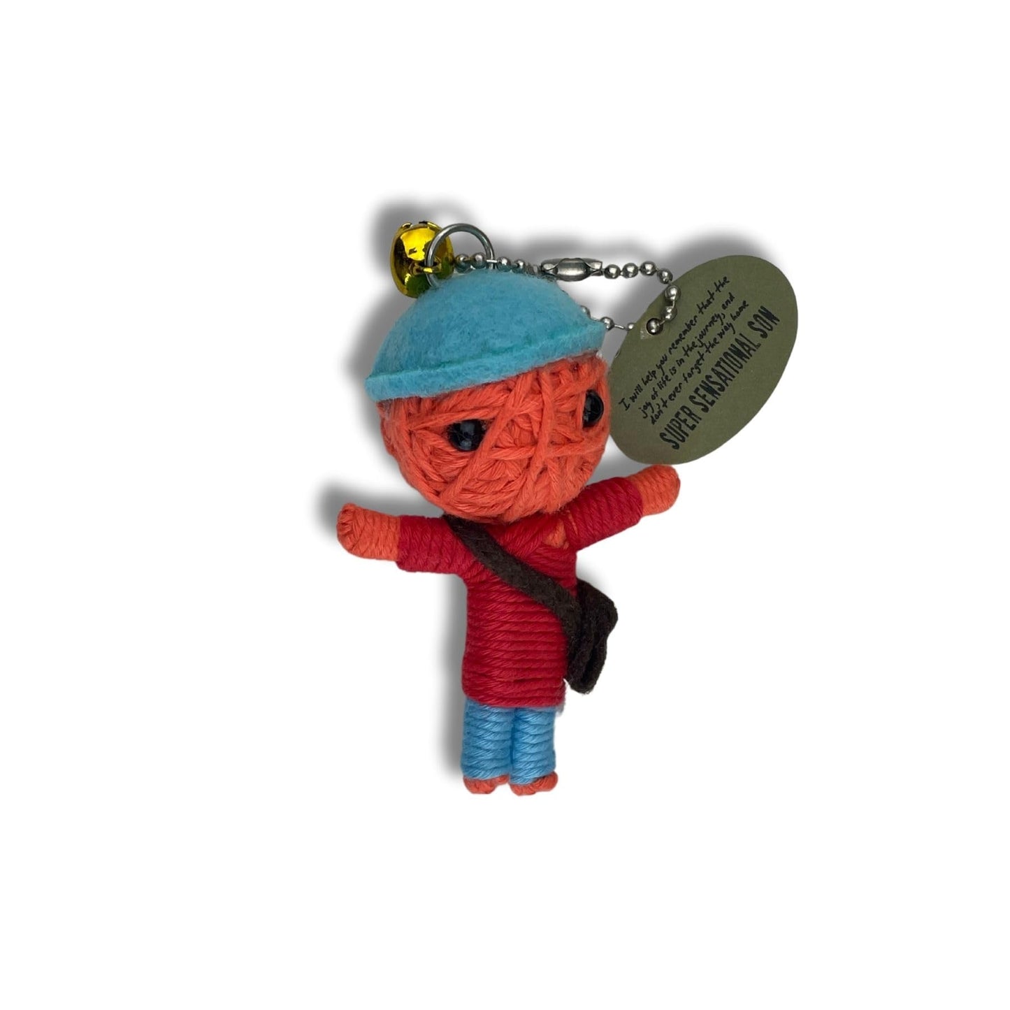 Watchover Voodoo 3-Inch Super Sensational Son Keychain - Handcrafted Gift to Bring Good Luck and Positivity Everywhere You Go