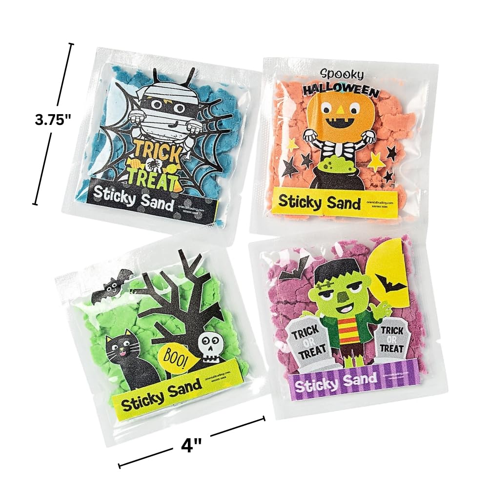 Fun Express Ghoul Gang Sticky Sand - Toys - 48 Pieces